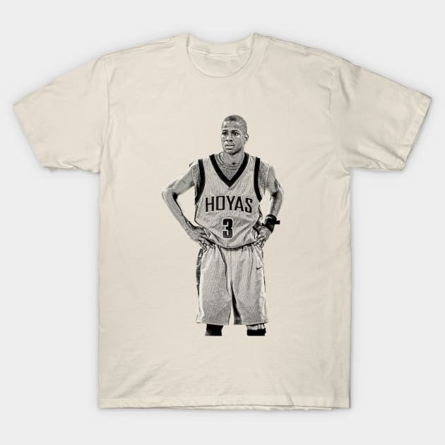 Allen iverson georgetown t shirt best sale